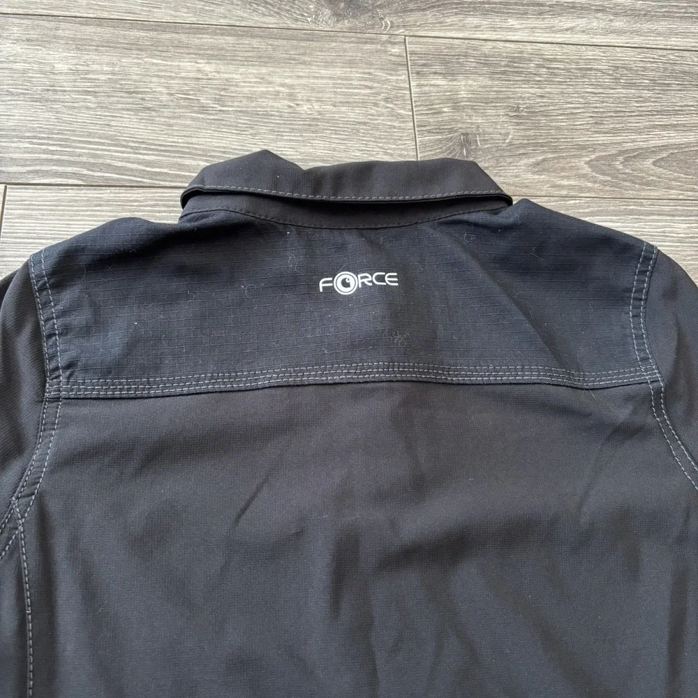 Carhartt Scrub Shirt Womens Small Force Crossflex‎ Convertible Sleeve Healthcare - Picture 16 of 16